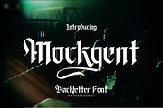 Mockgent | Blackletter Font, a Serif Font by Pentagonistudio (Thumbnail 1 of 8)