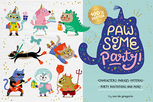 Pawsome Party Cats & Dogs Collection