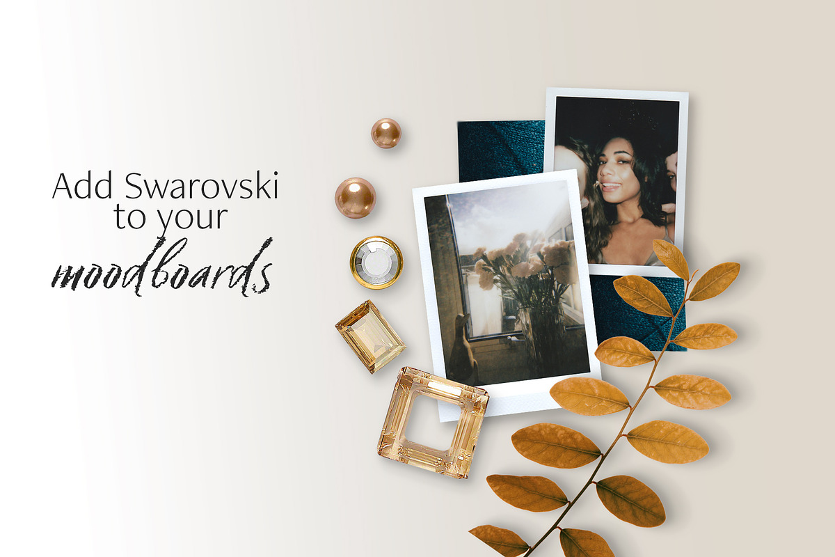 100+ Swarovski Crystal Elements, a Product Mockup by Swarovski Crystals (Photo 2 of 4)