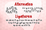 Quite Smitten Font, a Serif Font by A Little Smidge (Thumbnail 3 of 5)