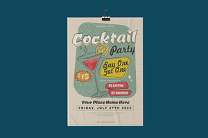 Cocktail Party Flyer Template
