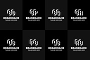 Letters BO OB BP PB BQ QB BR RB Logo, a Branding & Logo Template by Pray Art Design Studio (Thumbnail 2 of 2)