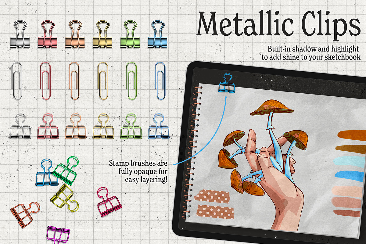 Sketchbook for Procreate, a Brush Add-On by Wooly Pronto (Photo 8 of 11)