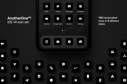 AnotherOne iOS 14 Icon Set