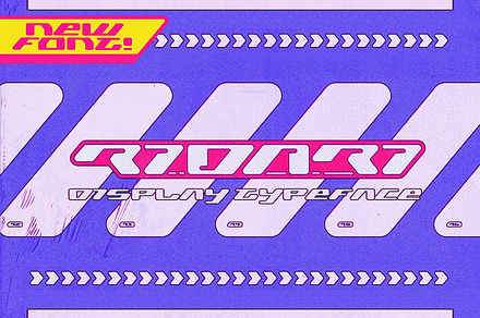Ridari — Futuristic Sci-Fi Typeface, a Font by JCNVX's Shop