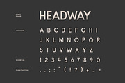 Headway Display Sans Serif Font, a Sans Serif Font by UICreative (Thumbnail 5 of 5)