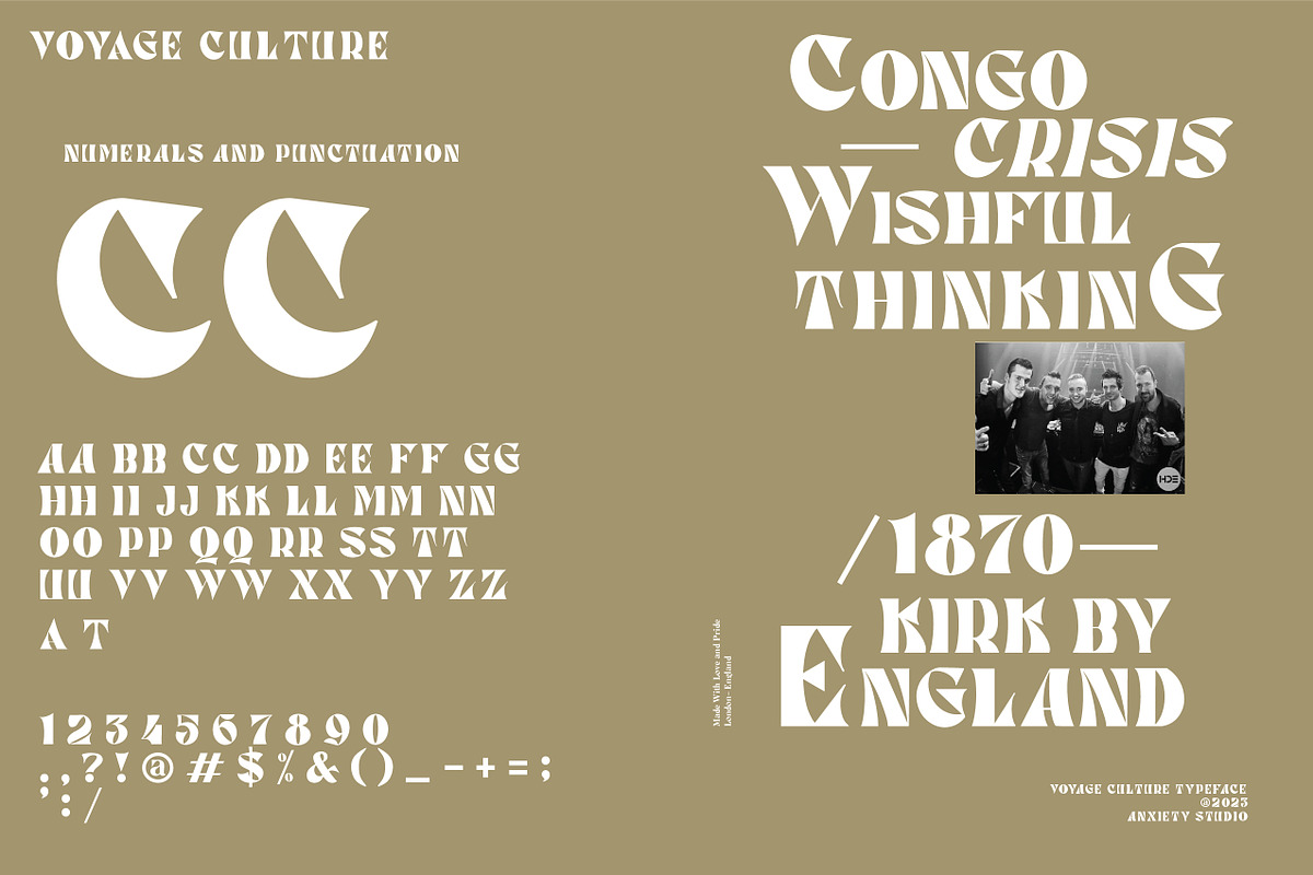 VOYAGE - CULTURE DISC 50% OFF, a Sans Serif Font by Anxiety Studio (Photo 10 of 10)