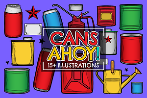 Cans Ahoy Vector Pack