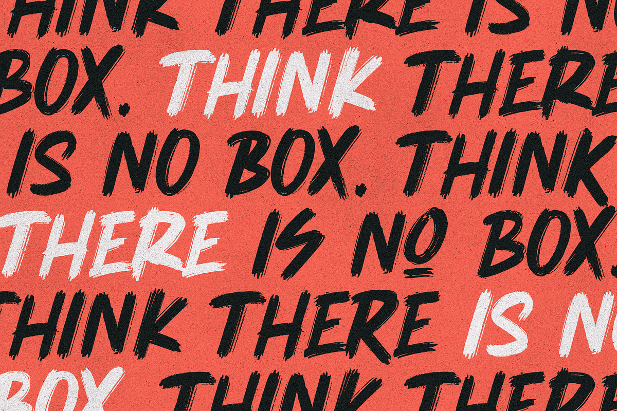 Howling Wolf - Dirty Brush, a Font by Invasi Studio (Photo 2 of 10)