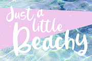 KATEY BLUE a Darling Brushed Font, a Sans Serif Font by Blush Font Co. (Thumbnail 4 of 6)