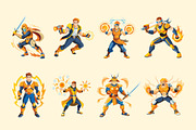 Cyber Gaming Characters Set, a Solid Icon by Vectors Market (Thumbnail 6 of 9)