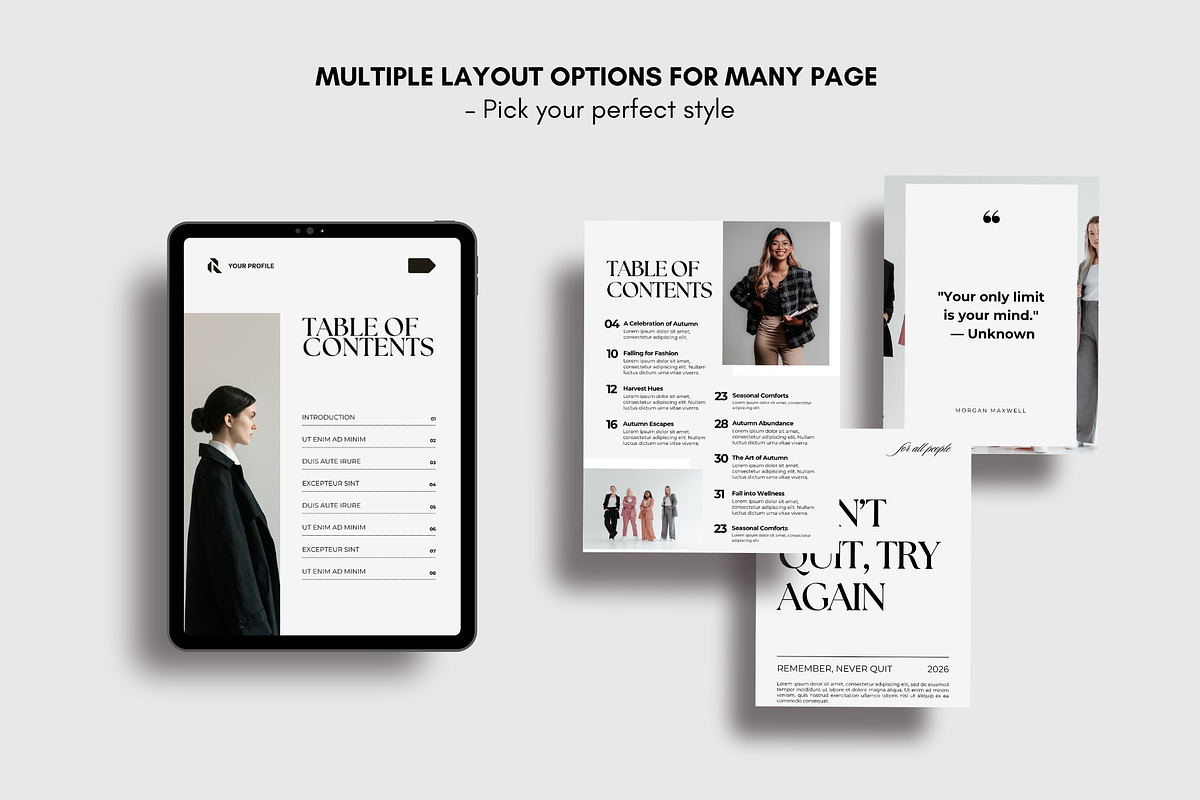 Minimalistic Ebook Canva Template preview 6