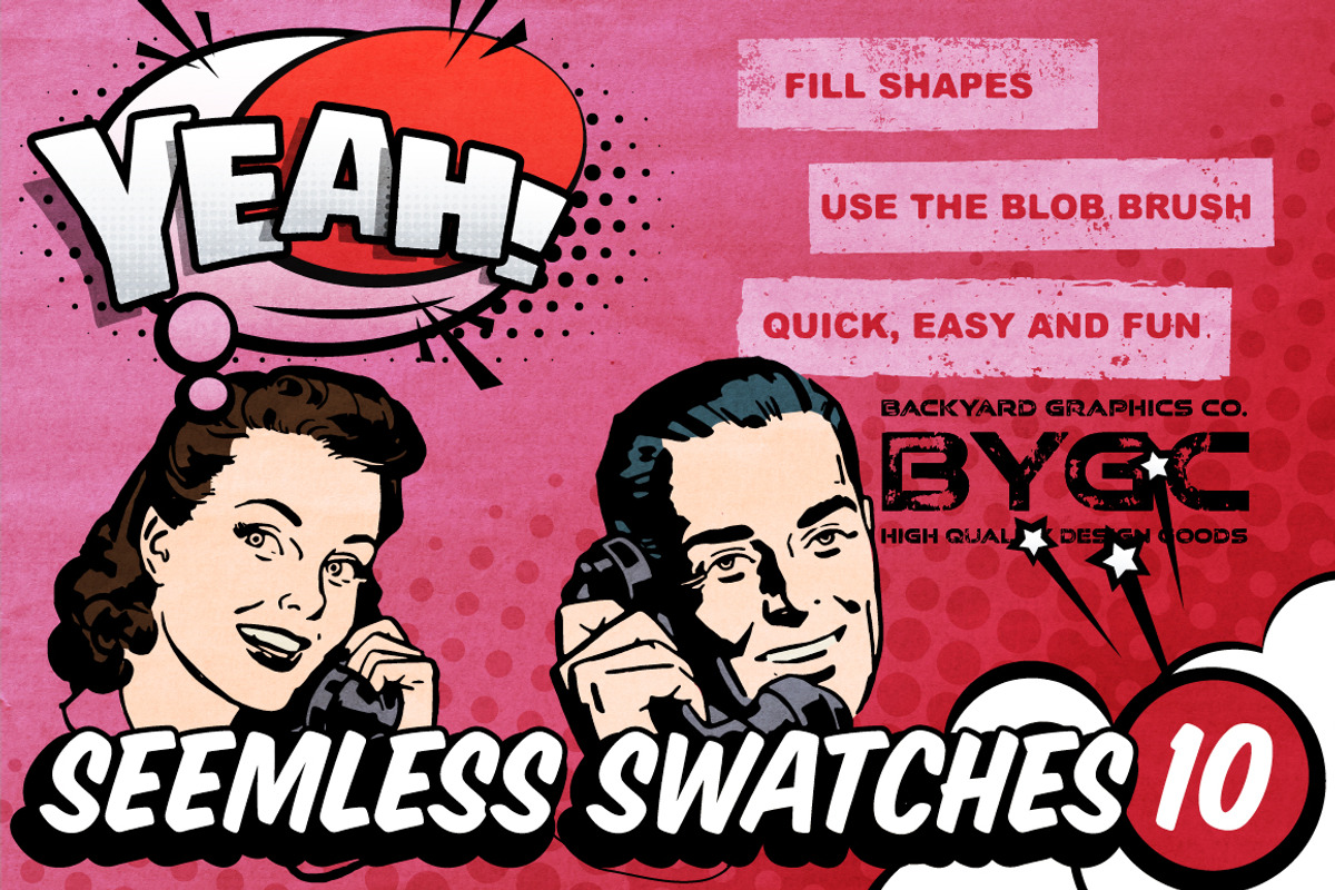 Heartfelt Halftone Vector Brushes, a Brush Add-On by BackYard Graphics Co. (Photo 3 of 15)