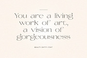 Beauty Entity - Stylish Serif, a Serif Font by Typeskets (Thumbnail 3 of 9)