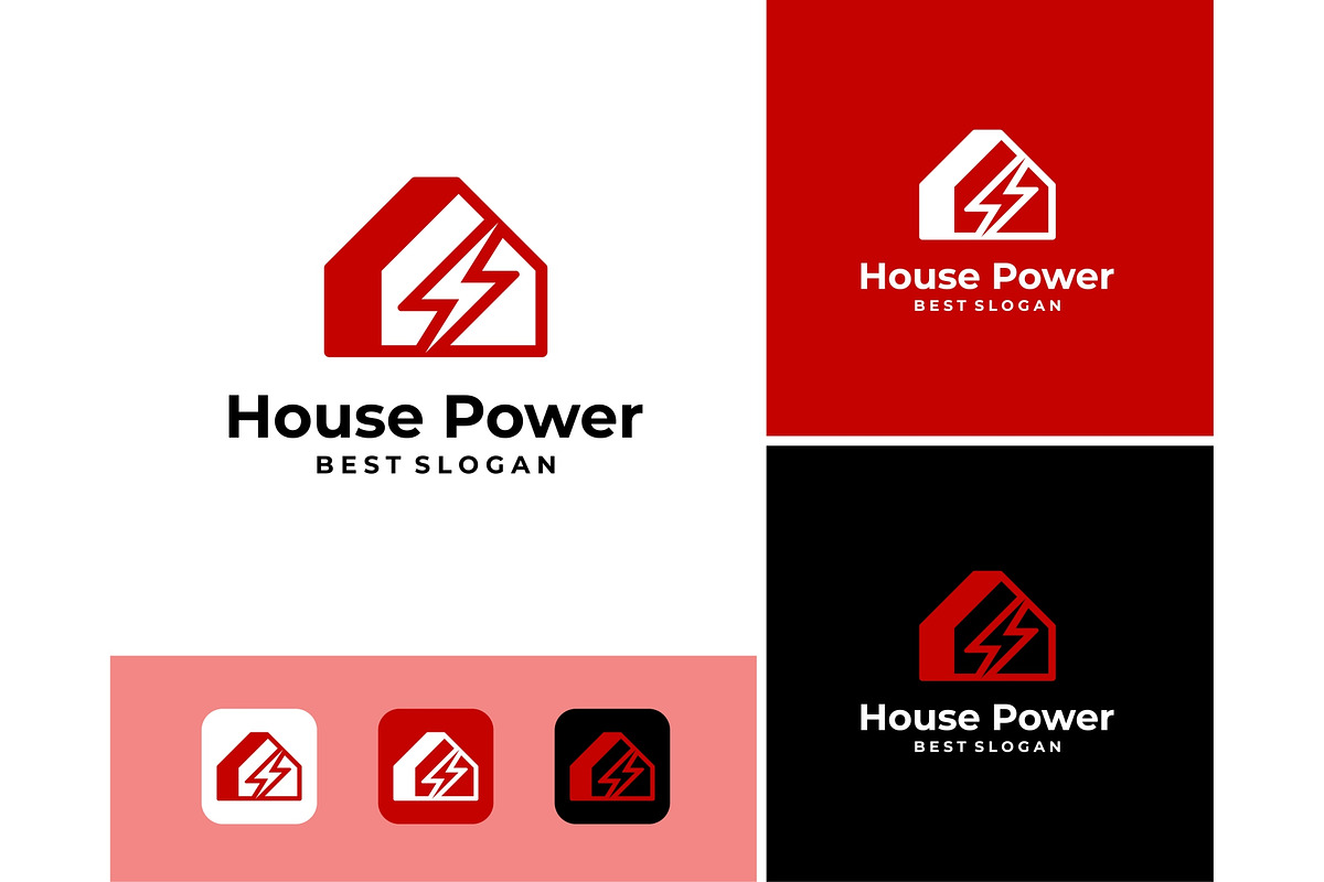 Home House Power Energy Logo, a Branding & Logo Template by ika trisiana