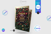 Christmas Party Flyer Template, a Flyer Template by Aam360 (Thumbnail 2 of 3)