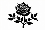 Rose Black Silhouette Decorative, an Illustration by Amazin_art (Thumbnail 31 of 31)
