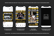 Fitness Yellow Template, a Social Media Template by Kalubuak (Thumbnail 2 of 10)