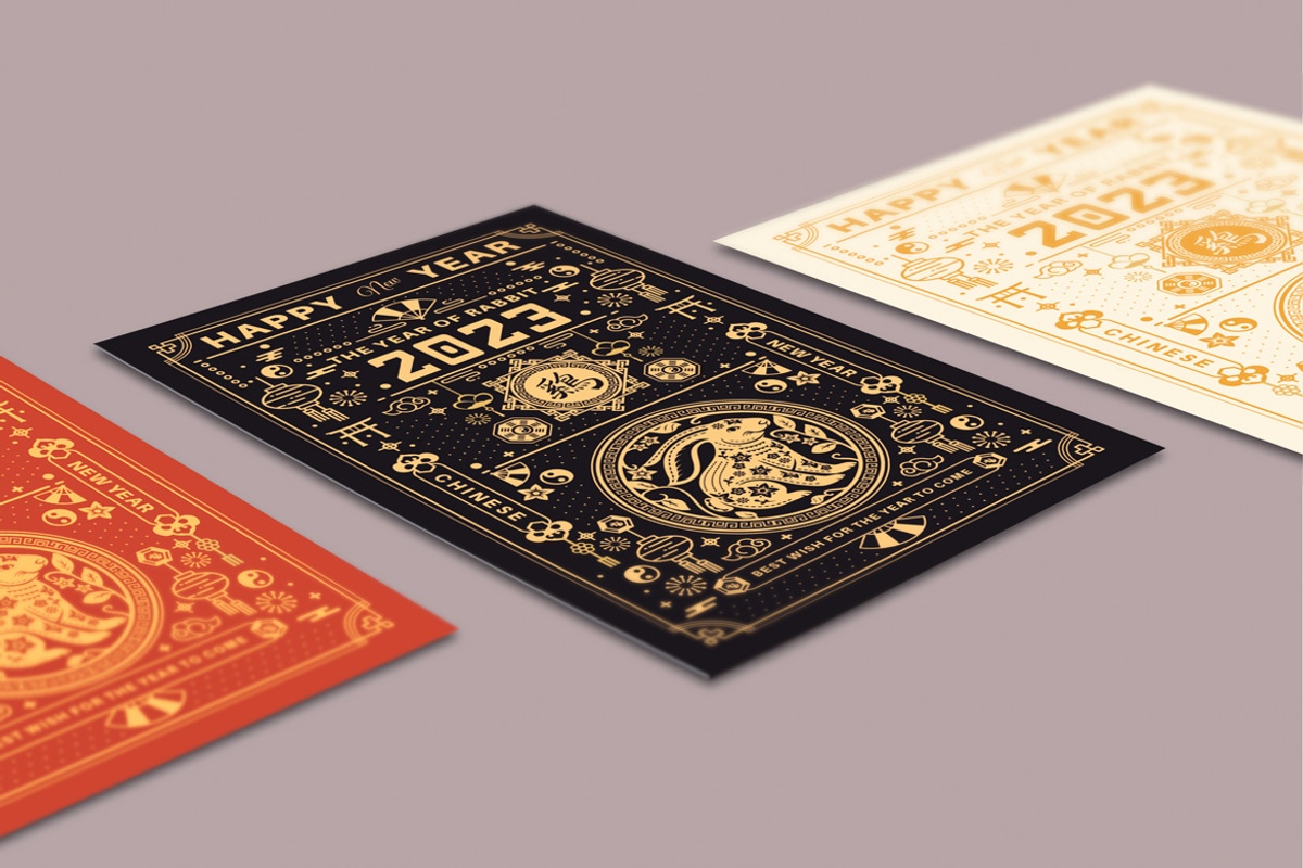 Chinese New Year Card, an Invitation Template by Totem Invitation House (Photo 4 of 5)