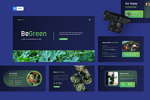 Begreen - Plant & Gardening Keynote, a Presentation Template by Annora Studio