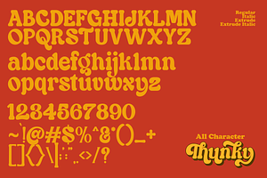 Thunky - Chunky Retro Typeface