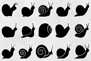 Snail Silhouette SVG, an Animal Illustration by newminddesign (Thumbnail 1 of 3)