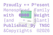 Montase Mono - Monospaced Typeface, a Sans Serif Font by The Native Saint Club (Thumbnail 14 of 16)
