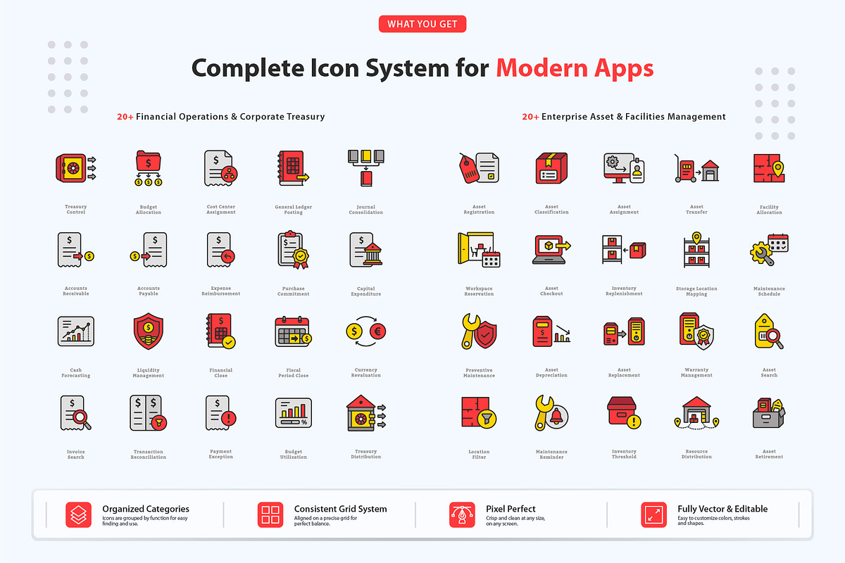 Corporate Management Icons, an Outline Icon by vexper (Photo 3 of 7)