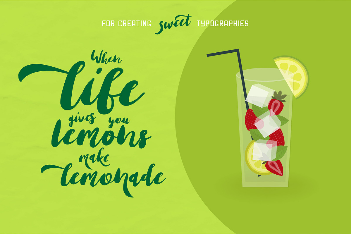 Lemonade Script Font preview 4