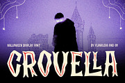 Crovella - Halloween Display Font, a Sans Serif Font by Flawless And Co (Thumbnail 1 of 10)