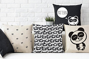 Happy panda (2 sets + 4 pattern), a Graphic by YuliaBiser (Thumbnail 2 of 3)