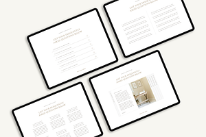 FAQ Canvases Template For Showit