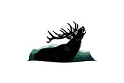 Majestic Deer & Stag Silhouette Bund, an Illustration by jahid234 (Thumbnail 4 of 41)