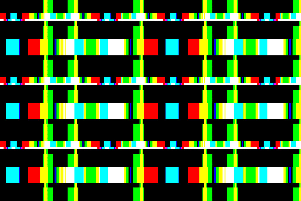 Static Neon Stripe Seamless Repeat, a Pattern Graphic by Sharon Schwalbe (Photo 1 of 2)