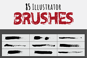 85 Illustrator Brushes, a Brush Add-On by marusdesign (Thumbnail 2 of 4)