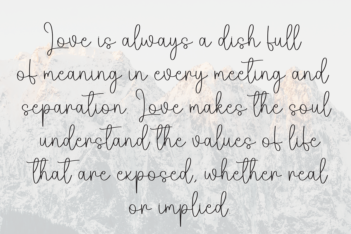 Winter Birthday | Script Font, a Handwritten Font by Scratchones (Photo 6 of 9)