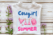 Cowgirl Summer Bikini PNG, a Seasonal Illustration by OK Design (Thumbnail 2 of 5)