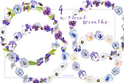 Pansies-Design pack, an Illustration by watercolorwild.graphics (Thumbnail 8 of 10)