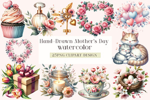 Hand-Drawn Mother’s Day Illustration, an Illustration by DreamArtGraphic
