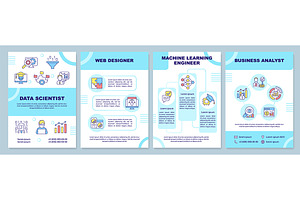 Trendy Professions Brochure Template