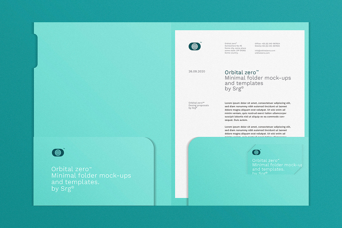 20 folder mock-ups & templates, a Product Mockup by Srg® (Photo 7 of 21)