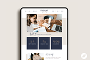 Showit Website Template - Kimberly, a WordPress Template by K Design Co. Shop (Thumbnail 1 of 8)