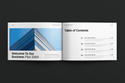 Business Plan Template Landscape, a Brochure Template by E-Type (Thumbnail 2 of 7)