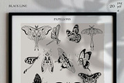 NIGHT MAGIC butterflies women flora, an Animal Illustration by ArtOLB (Thumbnail 9 of 14)