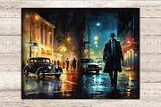 Noire Detective Junk Journal Pages, a Person Illustration by GlamArtZhanna (Thumbnail 9 of 9)