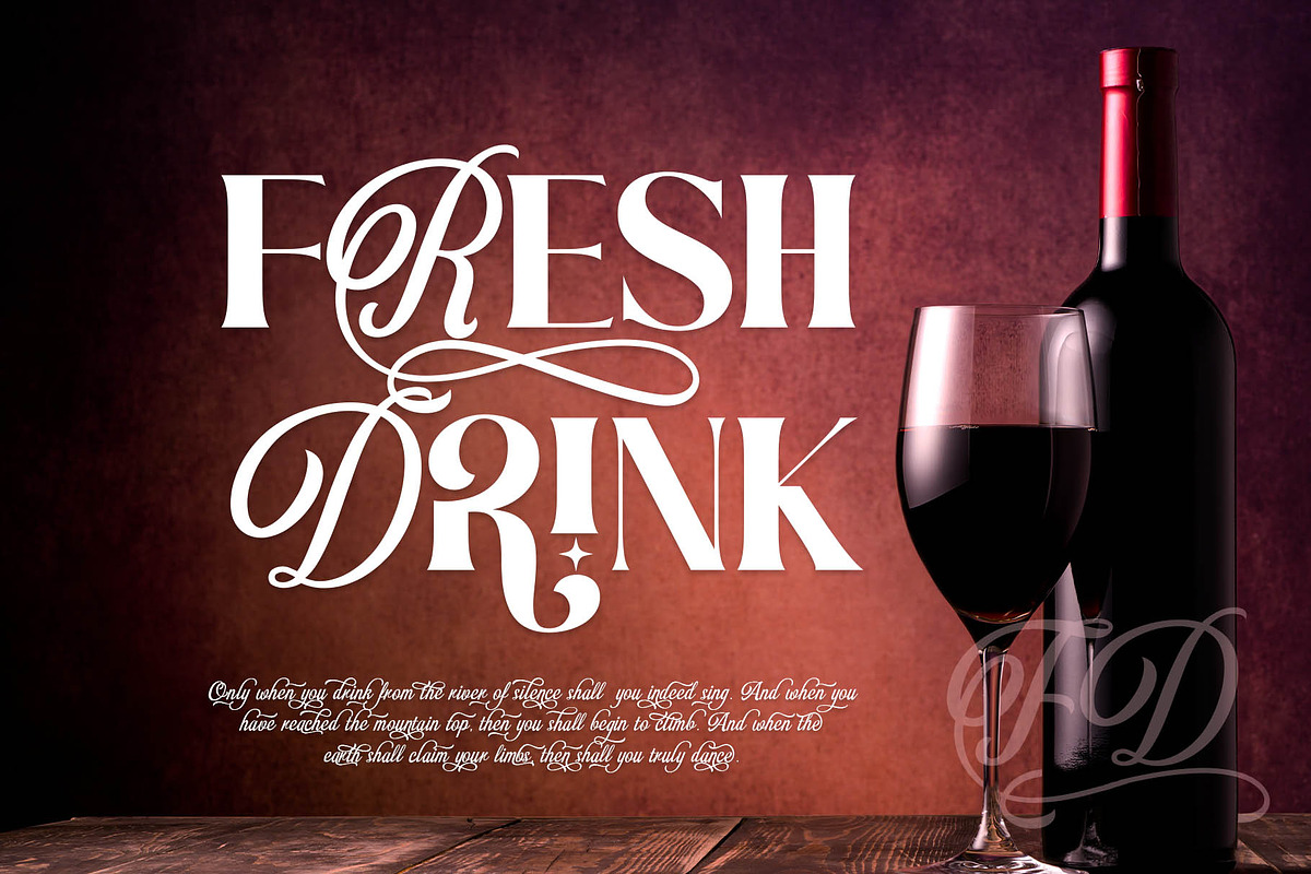 Brighton Daction Serif Font, a Serif Font by Graphicxell (Photo 6 of 19)