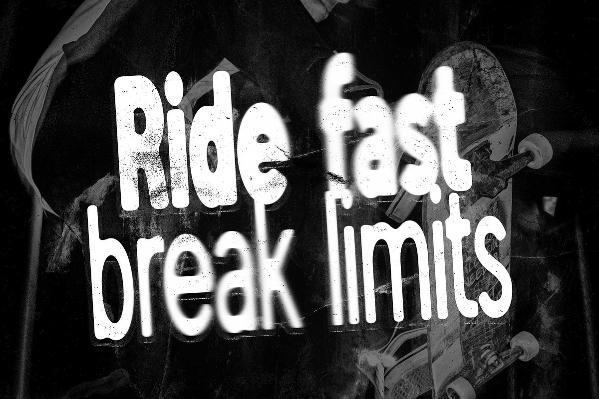 Under Trained- Urban Style, a Sans Serif Font by Arterfak Project (Photo 3 of 12)