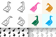 Goose Logo, a Graphic by NataliiaVolyk (Thumbnail 1 of 6)