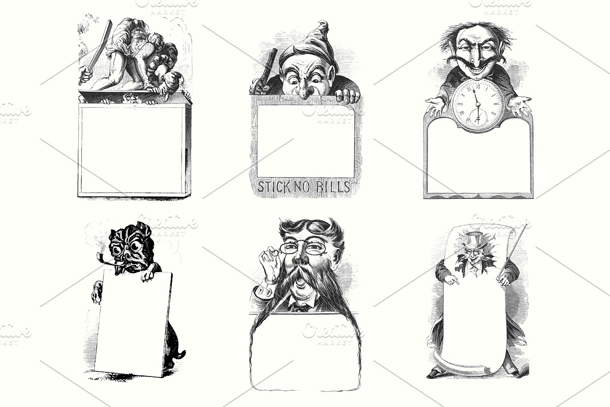 Electrotype Character Banners, an Animal Illustration by Blue Line Design (Photo 4 of 6)