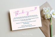 Minimal Thank You Card Template, a Card Template by Elegant_Studio44 (Thumbnail 4 of 6)